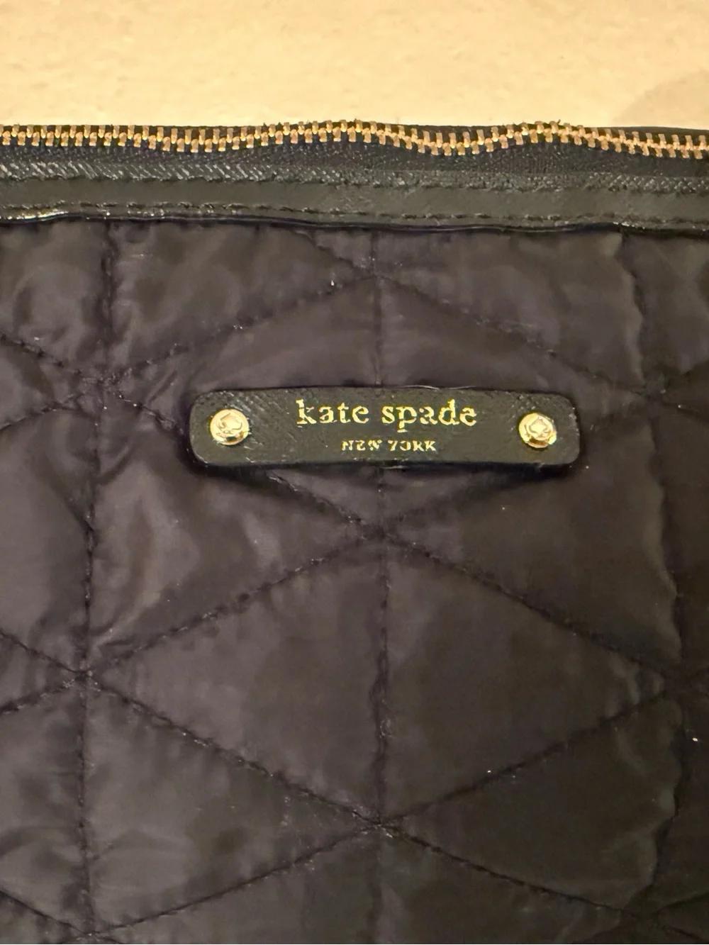 Kate Spade Wilson Road Quilted Jodi cosmetic pouch